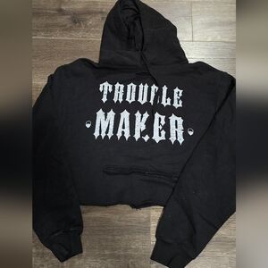 Cropped hoodie